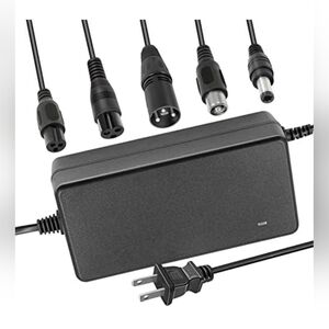 29.4V 2A Li-Ion Battery Charger – Multiple Plug Types | E-Bikes, Scooters & More